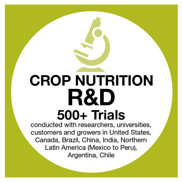 500+ crop nutrition trials